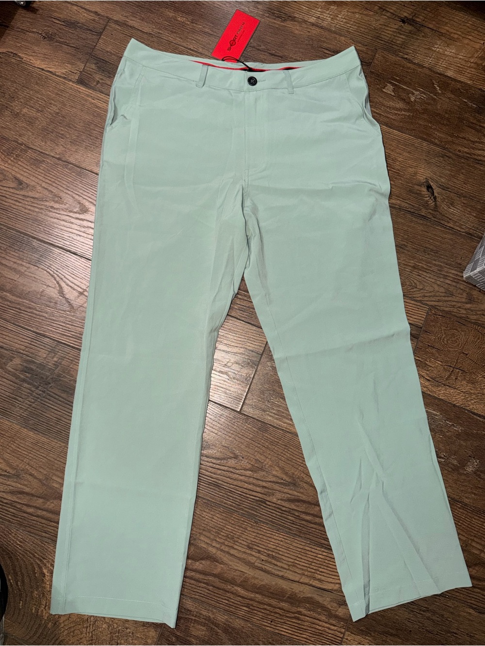 Men's short par 4 - Light Green golf pants